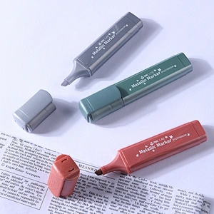 Metallic Glitter Highlighters, Pack of 4, for Journaling and Note Taking